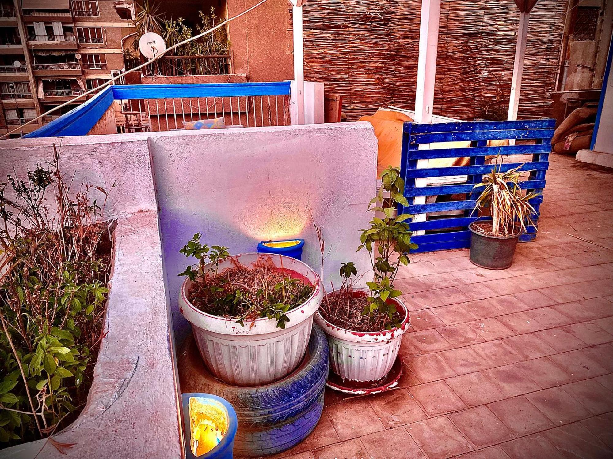Airport Rooftop Club Luxurious Rooms And Studios Kairo Exteriör bild