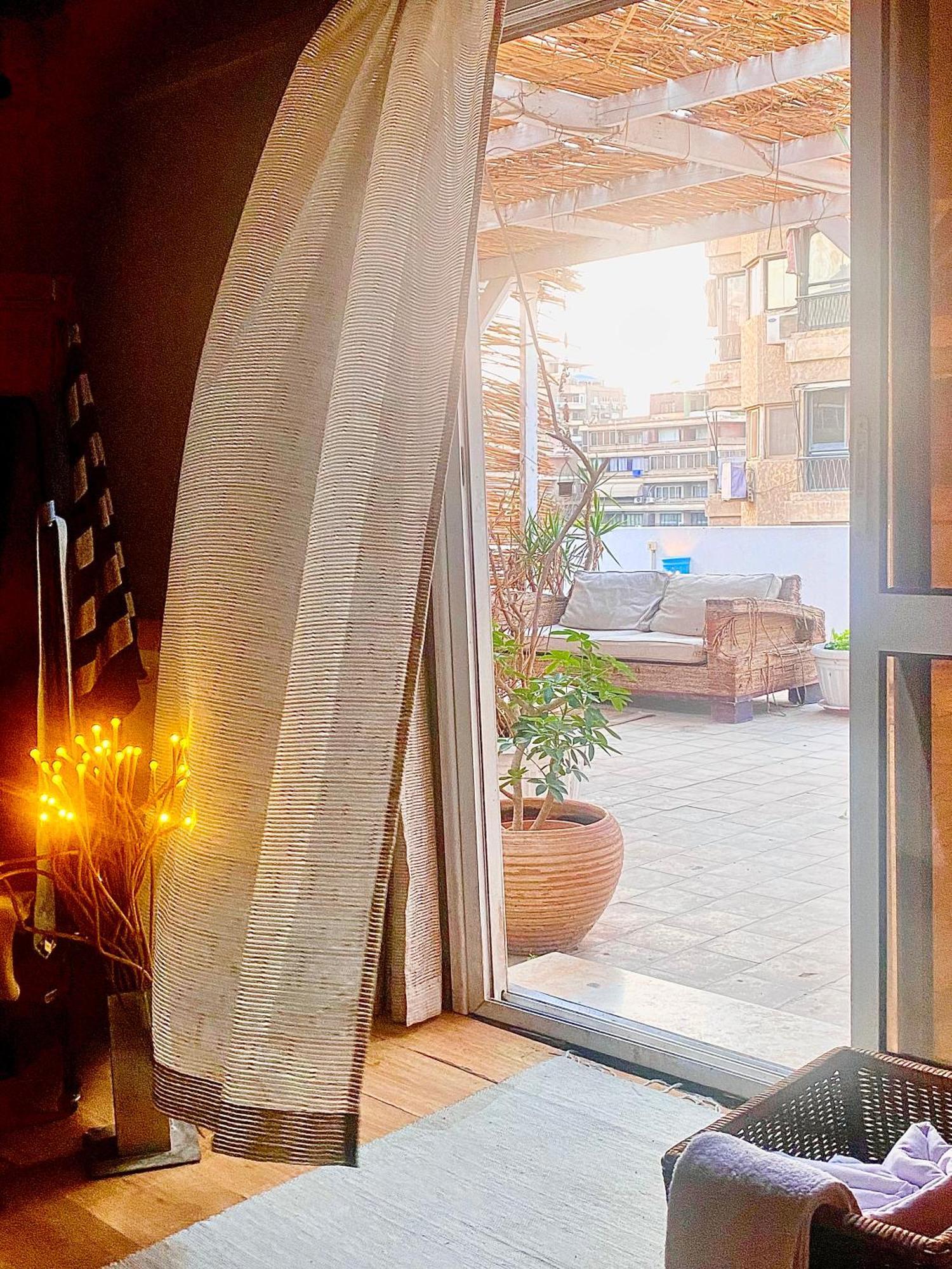 Airport Rooftop Club Luxurious Rooms And Studios Kairo Exteriör bild