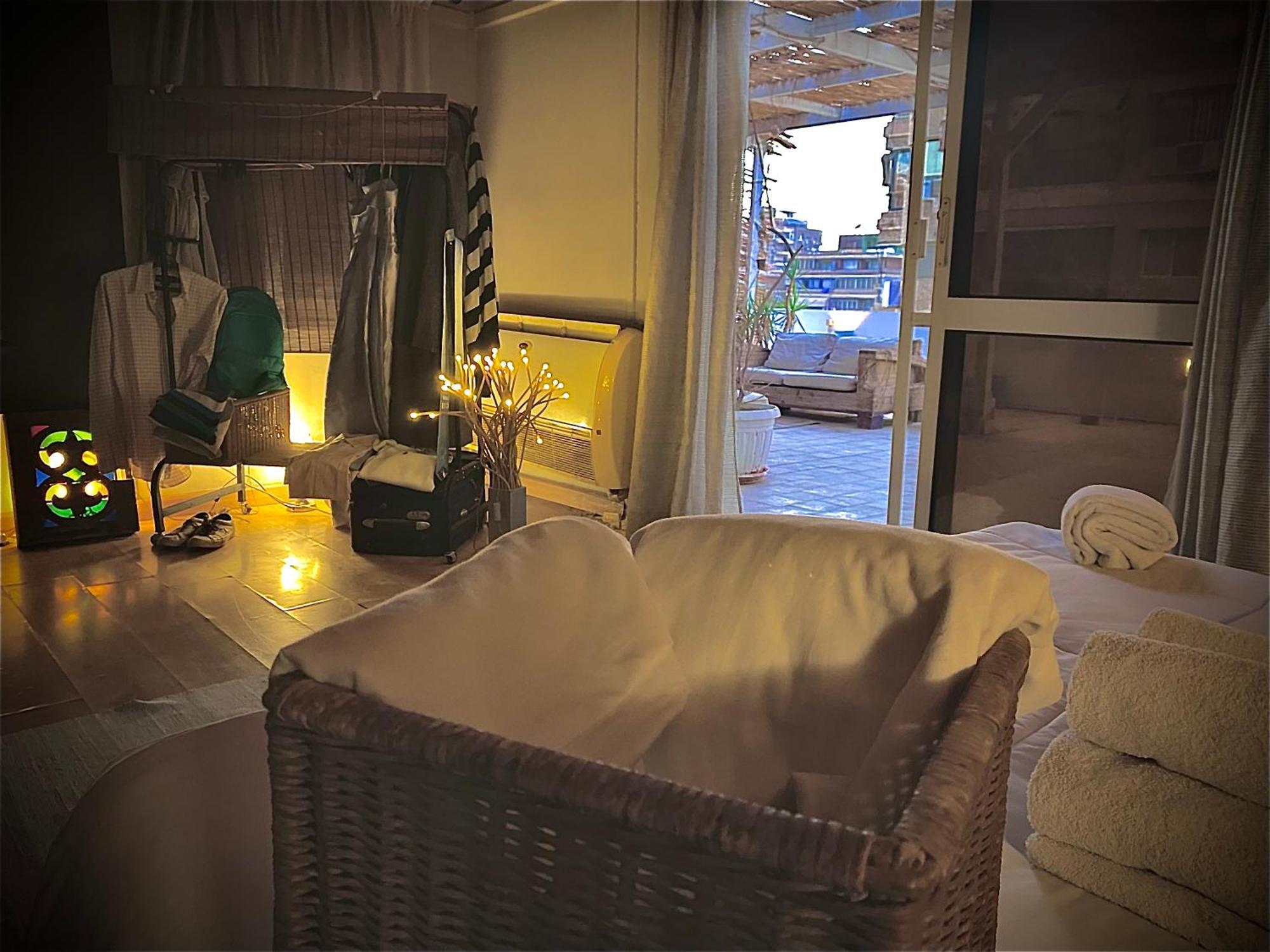 Airport Rooftop Club Luxurious Rooms And Studios Kairo Exteriör bild