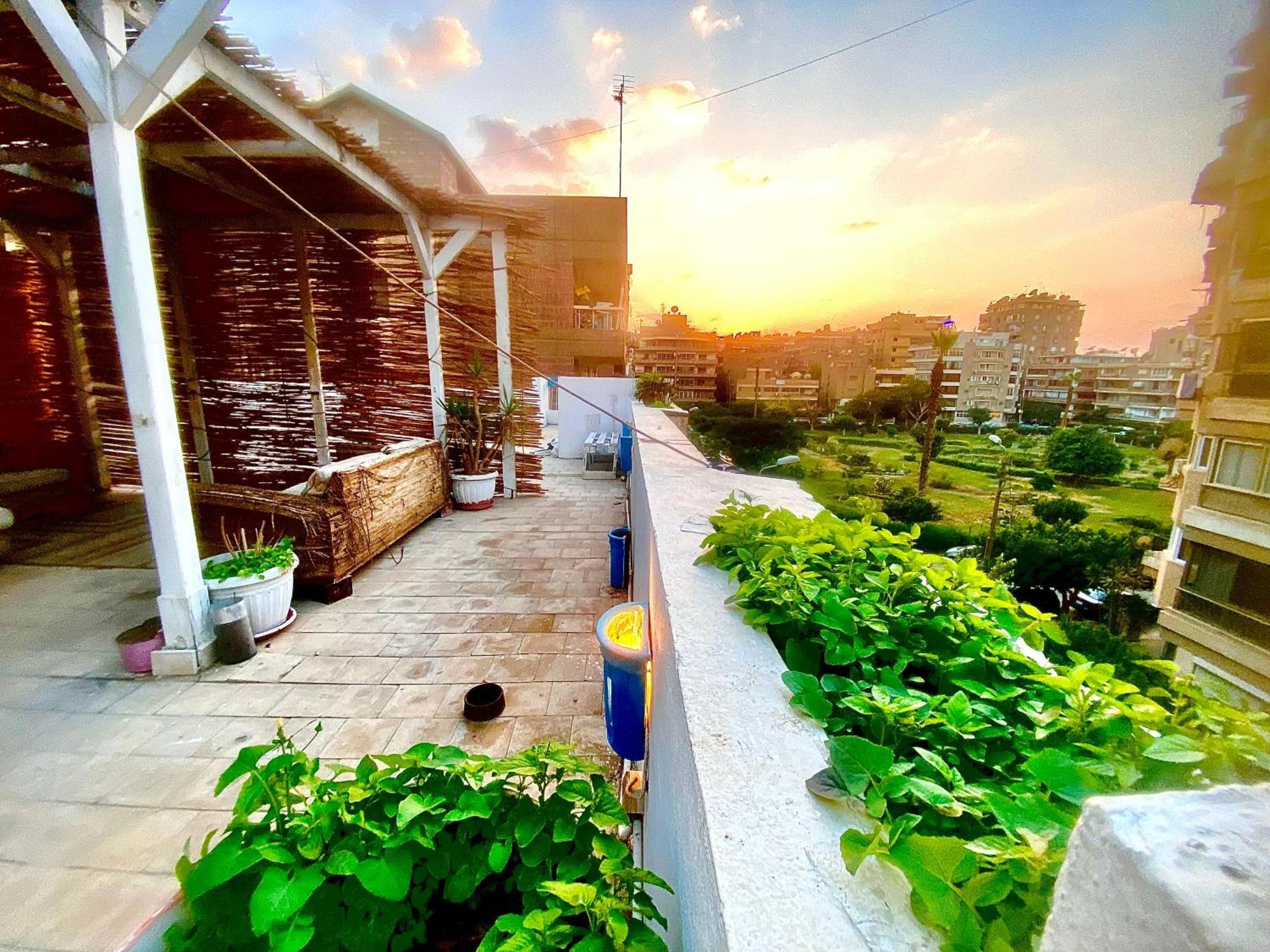 Airport Rooftop Club Luxurious Rooms And Studios Kairo Exteriör bild